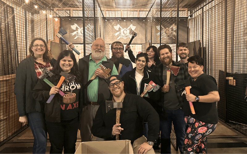San Diego axe throwing group
