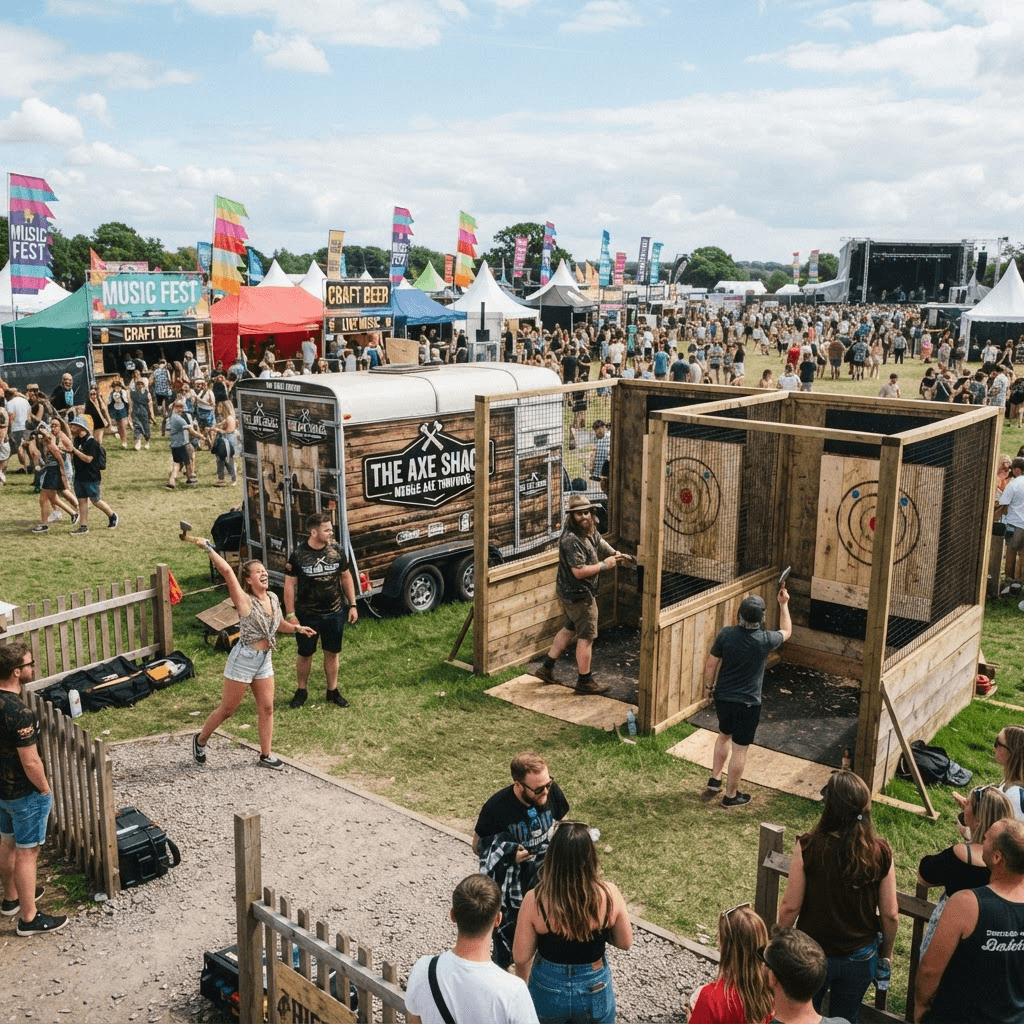 Can You Bring Axe Throwing to a Music Festival?