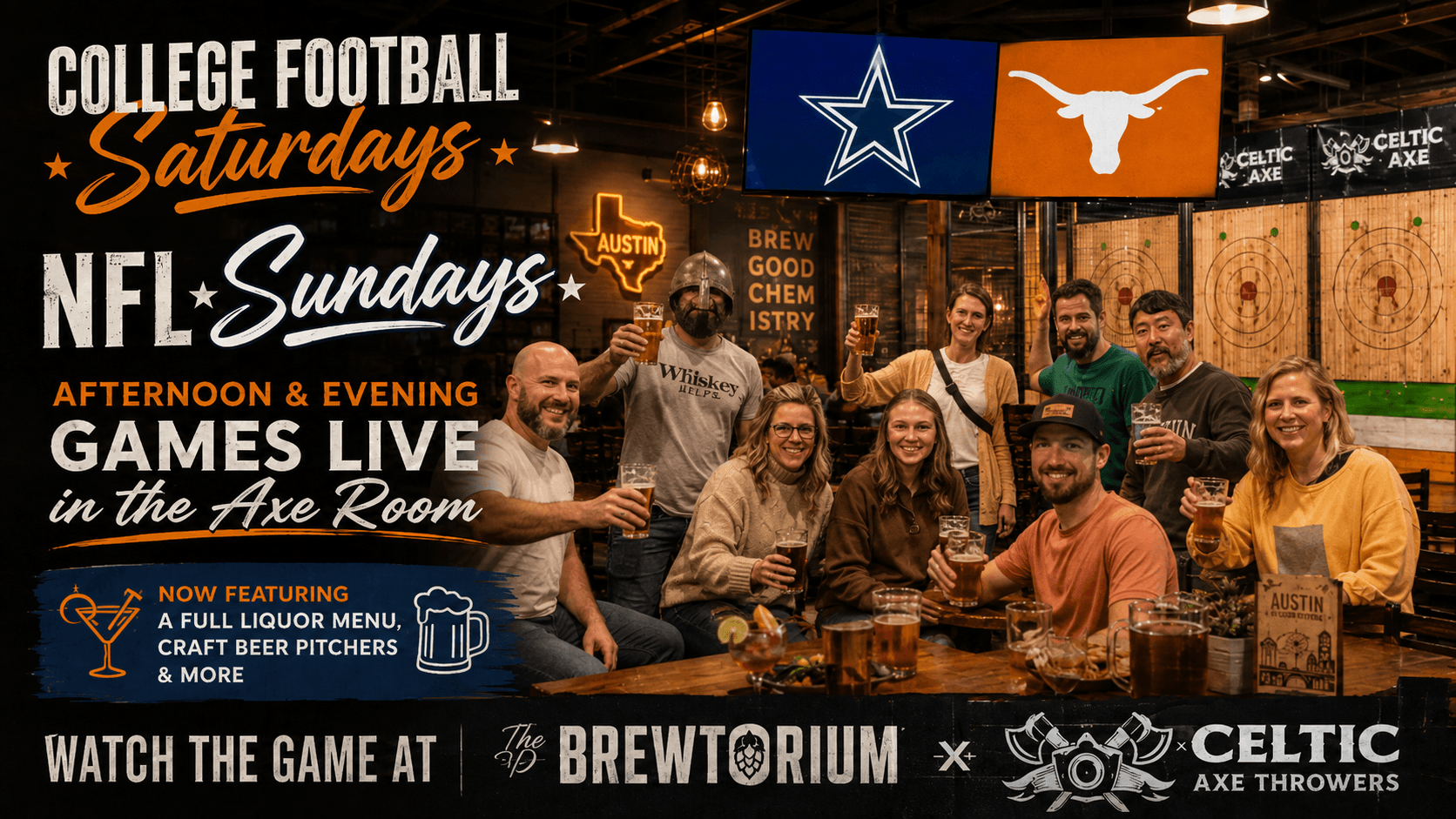 Where to Watch NFL Games in Austin: Sunday Football at The Brewtorium