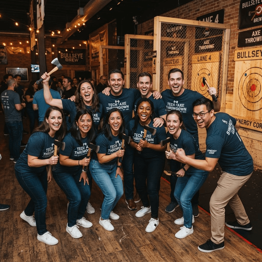 Axe Throwing Team Building in Austin, Portland & San Diego