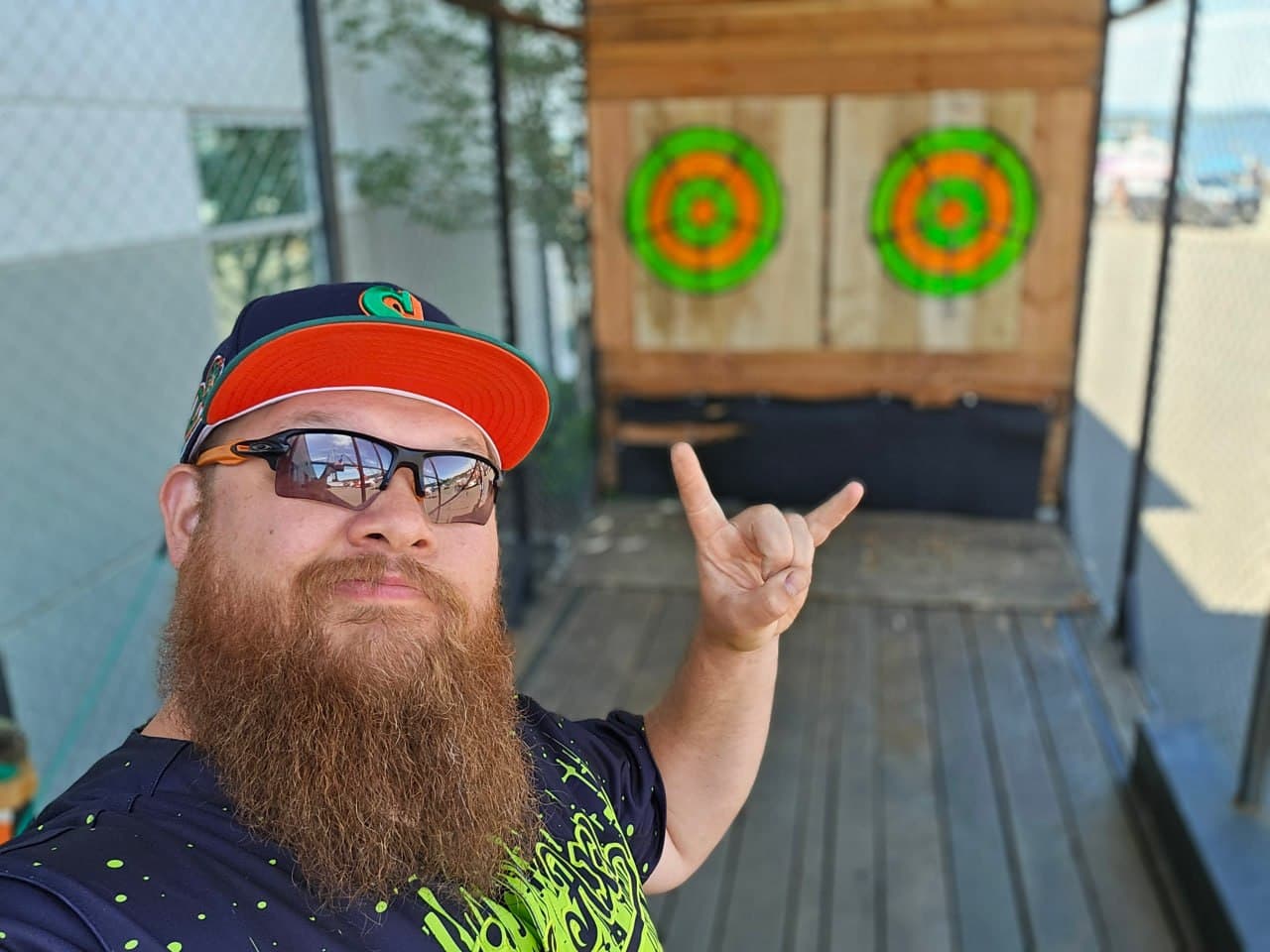 Throwing motion demonstration